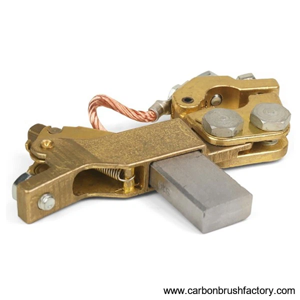 Brass Carbon Brush Holders For Generator And Silver Carbon Brushes